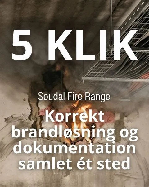 Brand ved gennemføringer i betonvæg